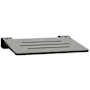 Seachrome SlimLine 19-3/8" Wide Wall Mounted Folding Shower Seat Gray / Matte Black