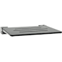 Seachrome SlimLine 19-3/8" Wide Wall Mounted Folding Shower Seat Gray / Silver