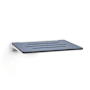 Seachrome SlimLine 19-3/8" Wide Wall Mounted Folding Shower Seat Navy / White