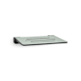 Seachrome SlimLine 19-3/8" Wide Wall Mounted Folding Shower Seat Sea Green / Matte Black
