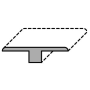 Shaw Utmost 78" Engineered Hardwood T-Molding - Sold by Piece (6.5 LF/Piece) Base