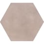 Shaw Halftone - 9" x 11" Hexagon Floor and Wall Tile - Glossy Visual - Sold by Carton (10.44 SF/Carton) Pink Velvet