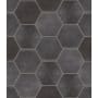 Shaw Halftone - 9" x 11" Hexagon Floor and Wall Tile - Glossy Visual - Sold by Carton (10.44 SF/Carton) Black Storm