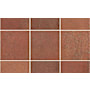 Shaw Tempest 16" x 16" Square Floor and Wall Tile - Matte Visual - Sold by Carton (13.78 SF/Carton) Rust