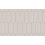 Shaw Elongated Fan 3" x 8" Encaustic Floor and Wall Tile - Matte Visual - Sold by Carton (5.06 SF/Carton) Linen