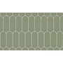 Shaw Elongated Fan 3" x 8" Encaustic Floor and Wall Tile - Matte Visual - Sold by Carton (5.06 SF/Carton) Mint