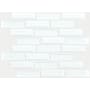 Shaw Geoscape - 13" x 14" Rectangle Brick Mosaic Wall Tile - Tile Visual - Sold by Sheet (1.16 SF/Sheet) White