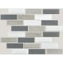 Shaw Geoscape - 13" x 14" Rectangle Brick Mosaic Wall Tile - Tile Visual - Sold by Sheet (1.16 SF/Sheet) Warm Blend