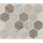 Shaw Sample only of CS56P Bianco Carrara / Rockwood / Urban Gray