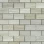 Shaw Chateau Beveled Edge Mosaic - 12" x 12" Sheet Rectangle Subway Mosaic Floor Tile - Polished Tile Visual - Sold by Sheet (1 SF/Sheet) Rockwood