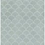 Shaw Geoscape - 11" x 12" Fan Mosaic Wall Tile - Tile Visual - Sold by Sheet (0.83 SF/Sheet) Light Gray
