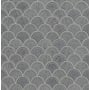 Shaw Geoscape - 11" x 12" Fan Mosaic Wall Tile - Tile Visual - Sold by Sheet (0.83 SF/Sheet) Dark Gray