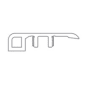 Shaw Purview Click 94" Vinyl Baby Threshold - Sold by Piece Jasper