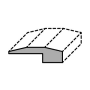 Shaw Landmark 78" Long Hardwood Flooring End Cap/Threshold - Sold by Piece Mount Rushmore