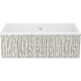 Shaws Shaker 33" Farmhouse Single Basin Fireclay Kitchen Sink Lines Gold