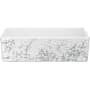 Shaws Shaker 36" Farmhouse Single Basin Fireclay Kitchen Sink Metallic Silver
