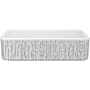 Shaws Lancaster 36" Farmhouse Single Basin Fireclay Kitchen Sink Lines Silver