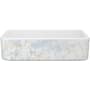Shaws Lancaster 36" Farmhouse Single Basin Fireclay Kitchen Sink Patina Blue / Gold