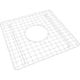 Shaws Shaker 14-1/2" L x 14-1/2" W Stainless Steel Basin Rack White
