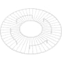 Shaws Allia 13-7/16" L x 13-7/16" W Stainless Steel Basin Rack White