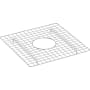 Shaws Shaker 16-7/8" L x 15" W Stainless Steel Basin Rack Stainless Steel