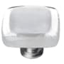 Sietto Reflective 1-1/4 Inch Square Cabinet Knob Polished Chrome