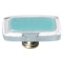 Sietto Reflective 2 Inch Rectangular Cabinet Knob Satin Nickel