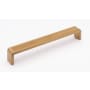 Sietto Brushed 8 Inch Center to Center Handle Cabinet Pull Satin Brass