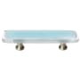 Sietto Reflective 3 Inch Center to Center Bar Cabinet Pull Satin Nickel