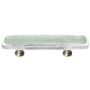 Sietto Reflective 3 Inch Center to Center Bar Cabinet Pull Satin Nickel
