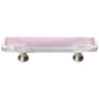 Sietto Reflective 3 Inch Center to Center Bar Cabinet Pull Satin Nickel