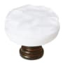 Sietto Glacier 1-1/4 Inch Mushroom Cabinet Knob Oil Rubbed Bronze