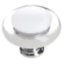 Sietto Reflective 1-1/4 Inch Mushroom Cabinet Knob Polished Chrome