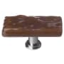 Sietto Skinny Glacier 2 Inch Rectangular Cabinet Knob Polished Chrome