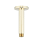 Signature Hardware 4" Round Ceiling-Mount Shower Arm Polished Brass