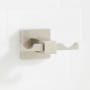 Signature Hardware Albury Double Robe Hook Brushed Nickel
