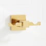 Signature Hardware Albury Double Robe Hook Polished Brass