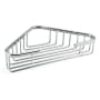 Signature Hardware 10" Solid Brass Corner Shower Basket Chrome
