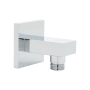 Signature Hardware Rectangular Water Supply Elbow Polished Chrome