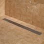 Signature Hardware Carmen 40" Linear Shower Drain with Flange Polished Stainless Steel