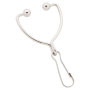 Signature Hardware Brass Open Shower Curtain Rings - Set of 12 Brushed Nickel
