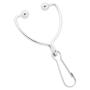 Signature Hardware Brass Open Shower Curtain Rings - Set of 12 Chrome