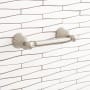 Signature Hardware Cooper Wall-Mounted Toilet Paper Holder Brushed Nickel