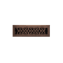 Signature Hardware Hutch Steel Floor Register - 2-1/4" x 12" (3-1/2" x 13-3/8" Overall) Oil Rubbed Bronze