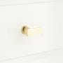 Signature Hardware Honfleur 1-1/2 Inch Long Bar Cabinet Knob Polished Brass