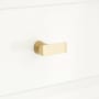 Signature Hardware Honfleur 1-1/2 Inch Long Bar Cabinet Knob Satin Brass