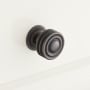 Signature Hardware Francoli 1 Inch Diameter Mushroom Cabinet Knob Oil Rubbed Bronze