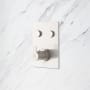 Signature Hardware Hollyn Simple Select Thermostatic Valve Trim with Integrated Diverter - Rough-In Valve Included Brushed Nickel