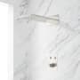 Signature Hardware Hollyn Simple Select Thermostatic Shower Only Package with Rainfall Shower Head - Rough-In Valve Included Brushed Nickel