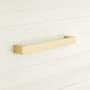Signature Hardware Gebara 6-1/2 Inch Center to Center Bar Cabinet Pull Satin Brass